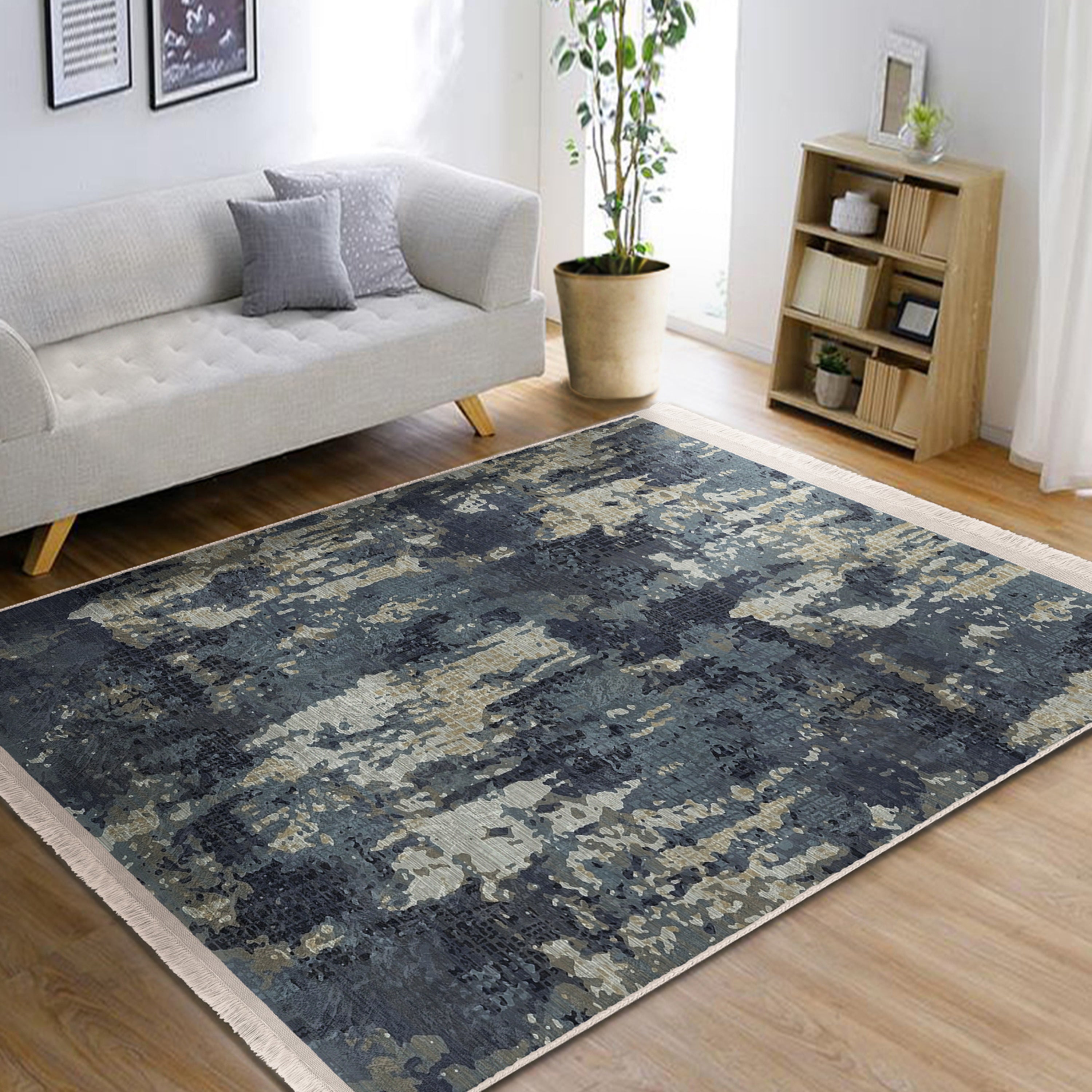 Vintage Style Washable Area Rug