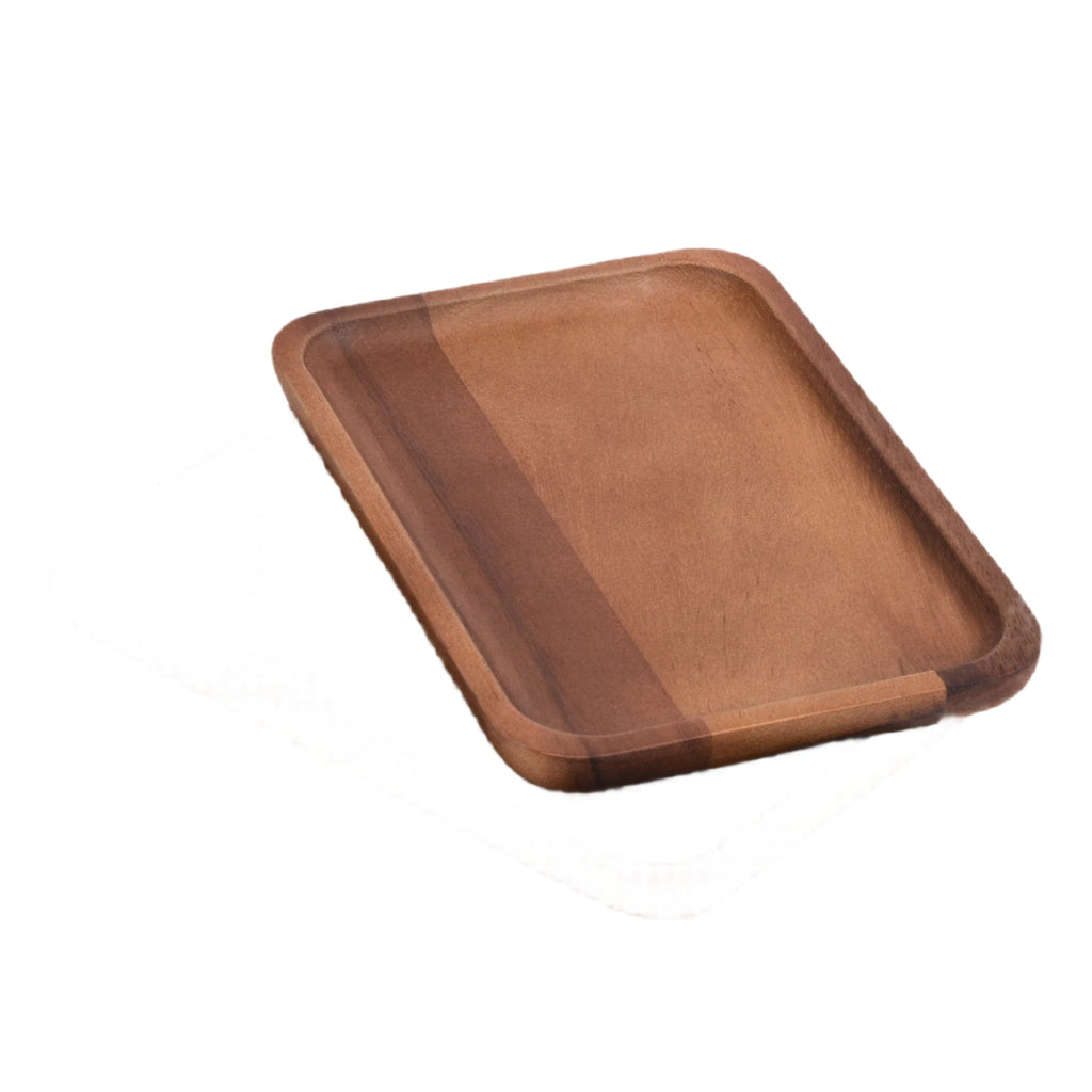Acacia Wood Rectangular Decorative Accent Plates