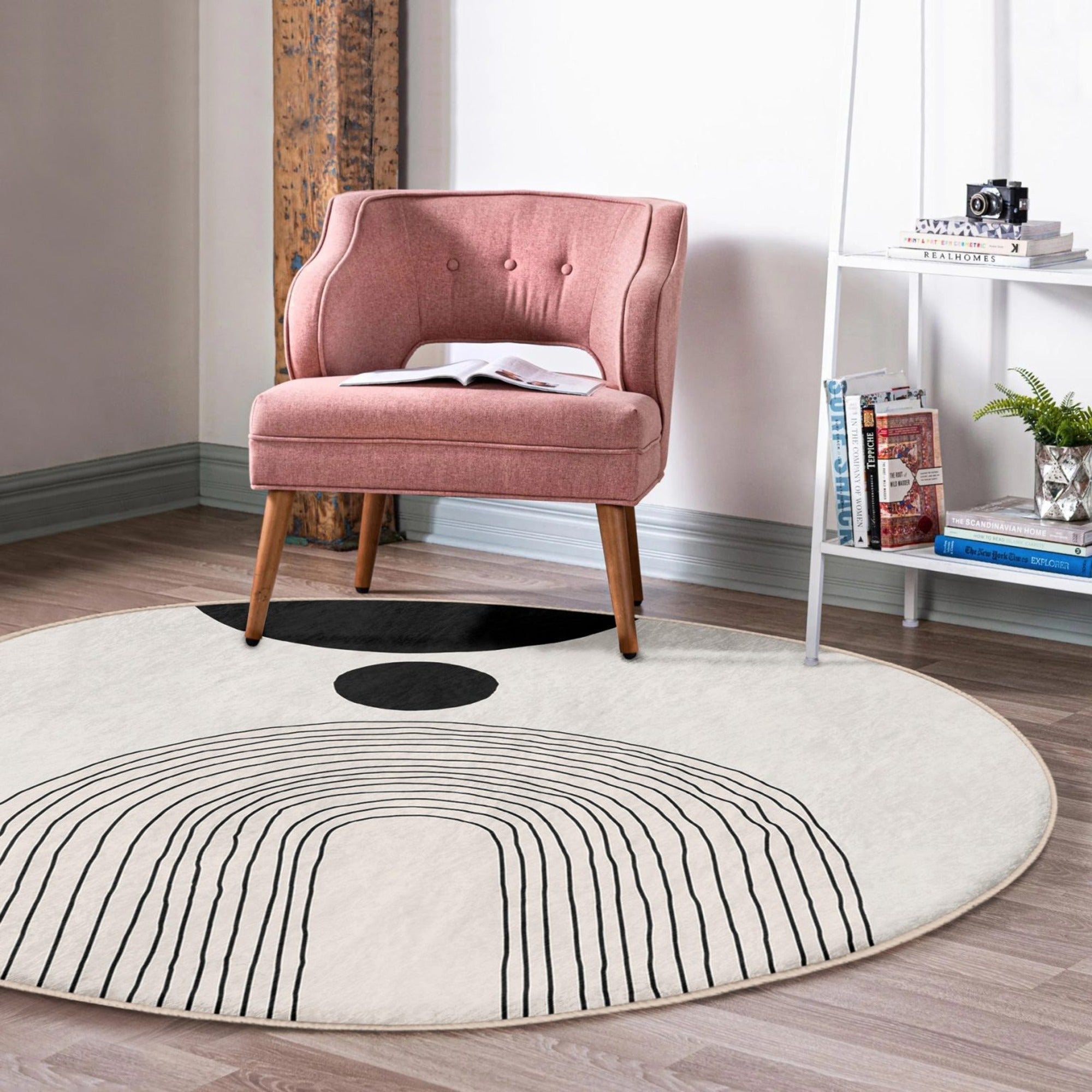 Abstract Circle Area Rug