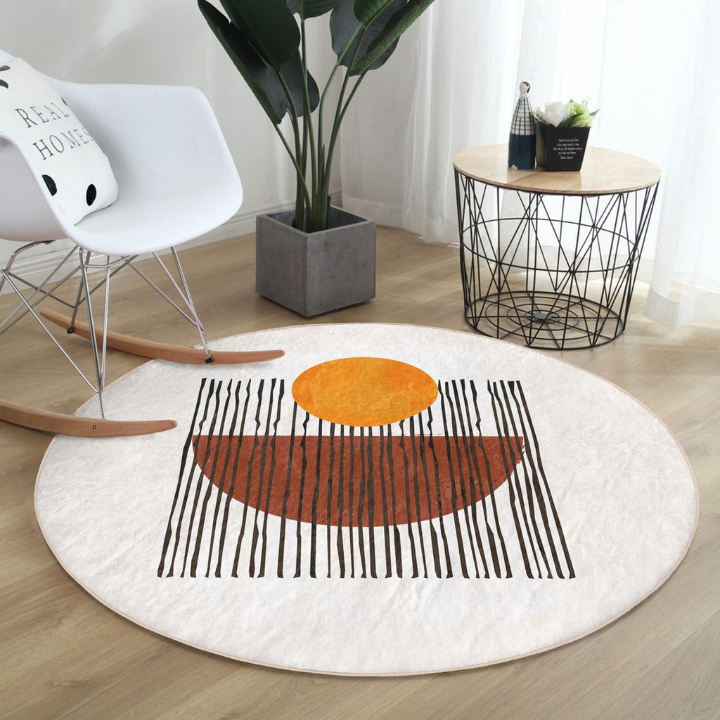 Minimalist Decorative Round Rug