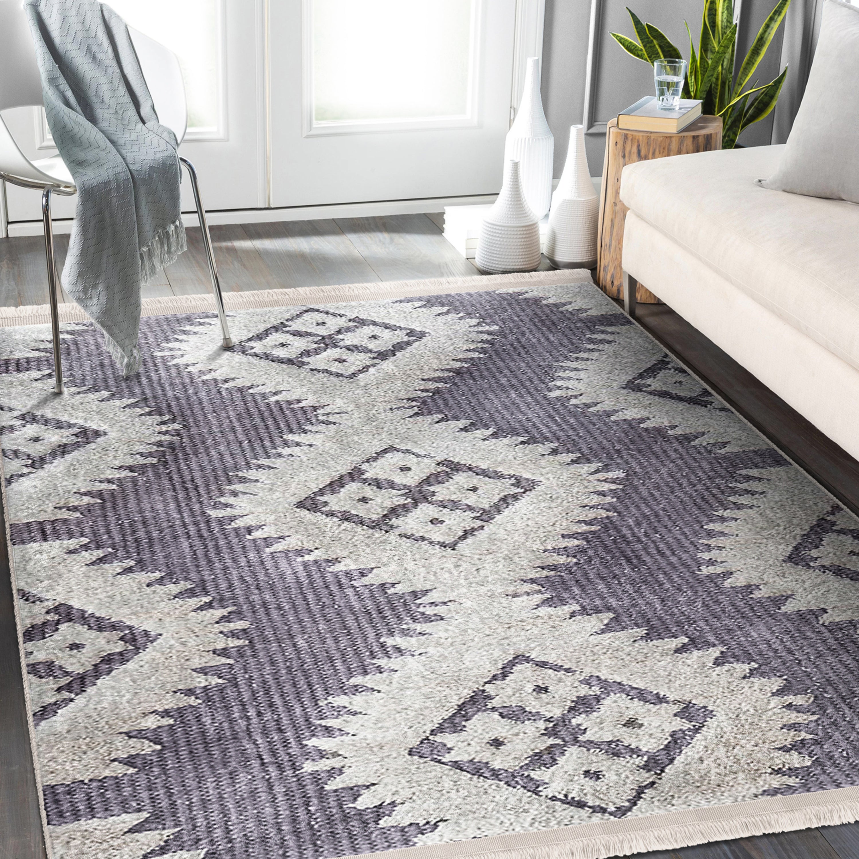 Classic Cozy Washable Area Rug