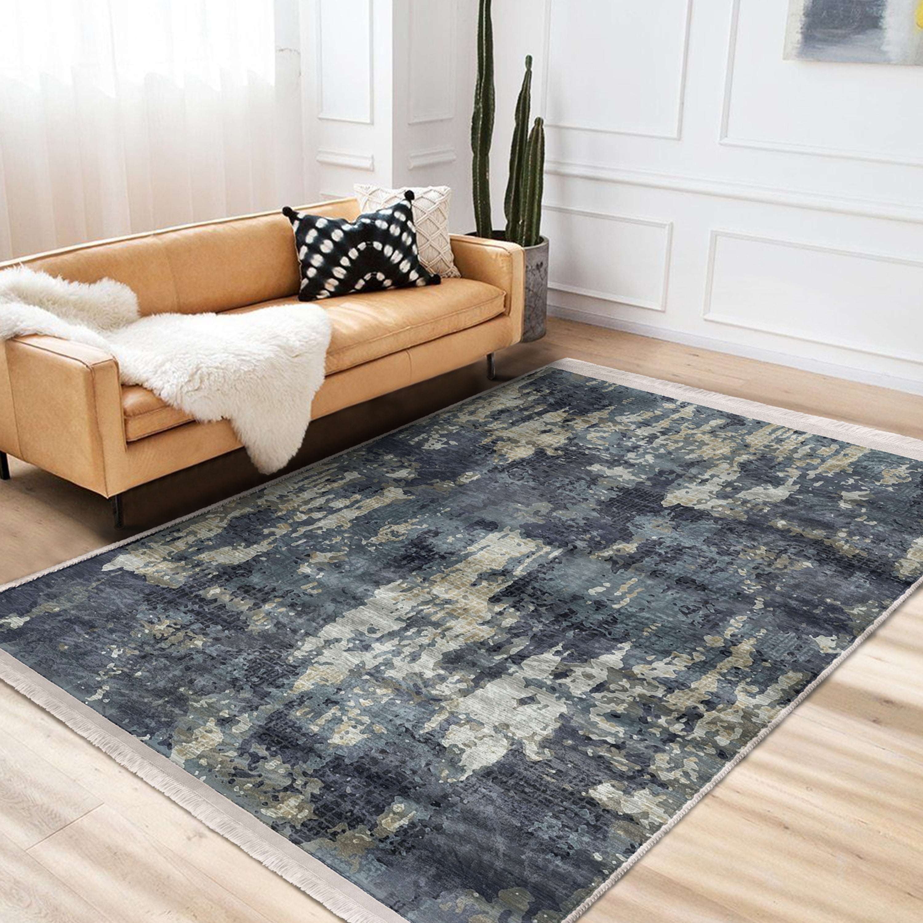 Vintage Style Washable Area Rug