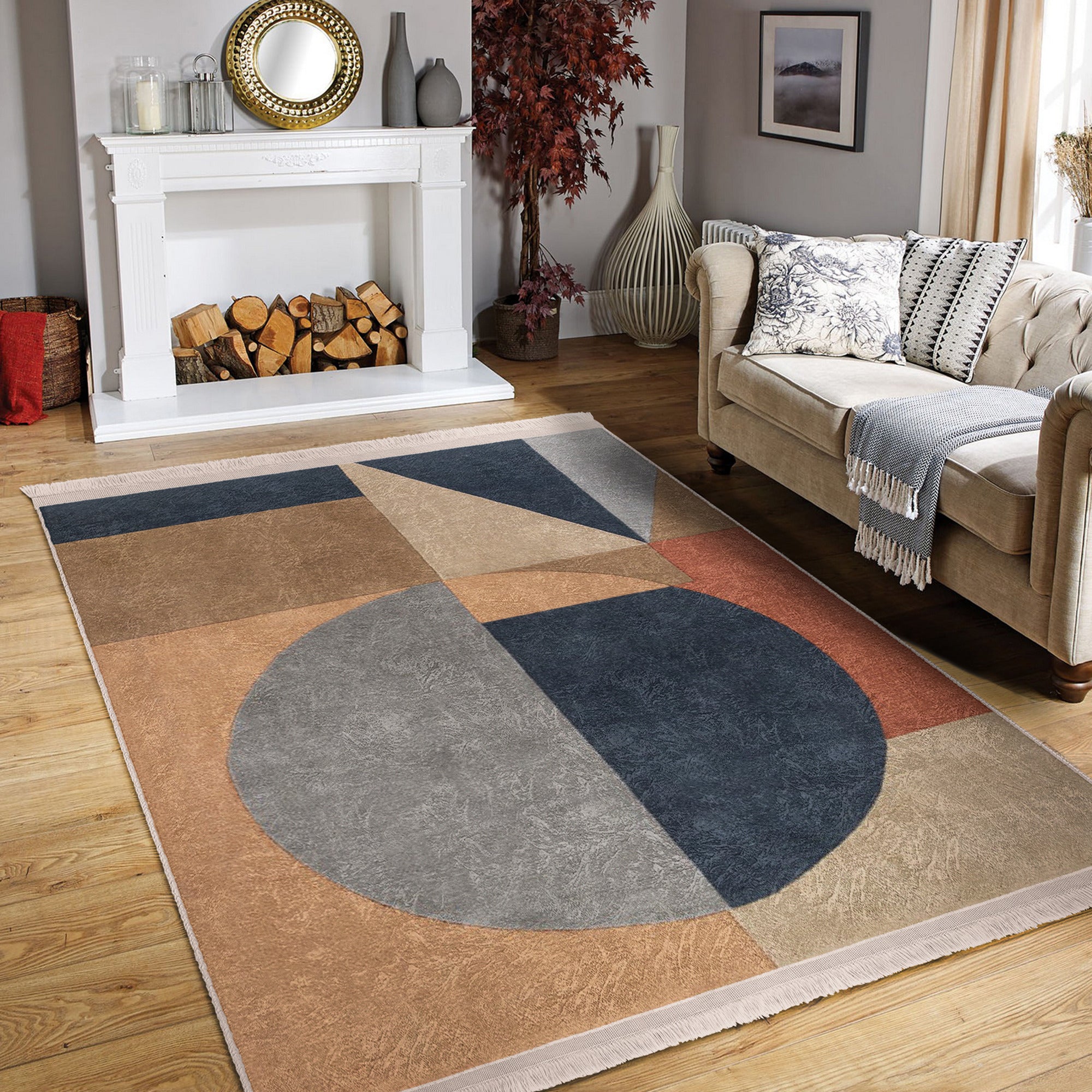 Boho Washable Area Rug