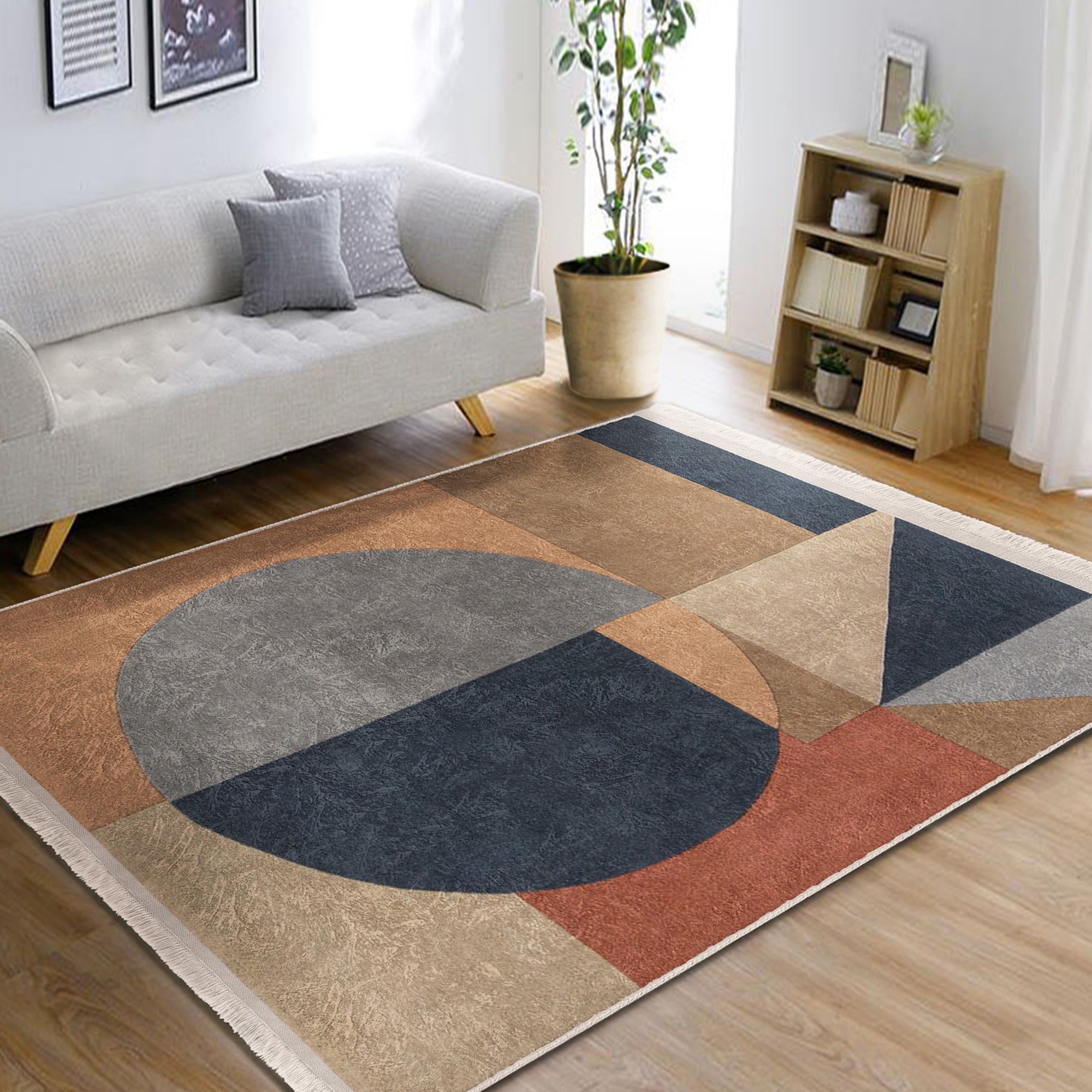 Boho Washable Area Rug