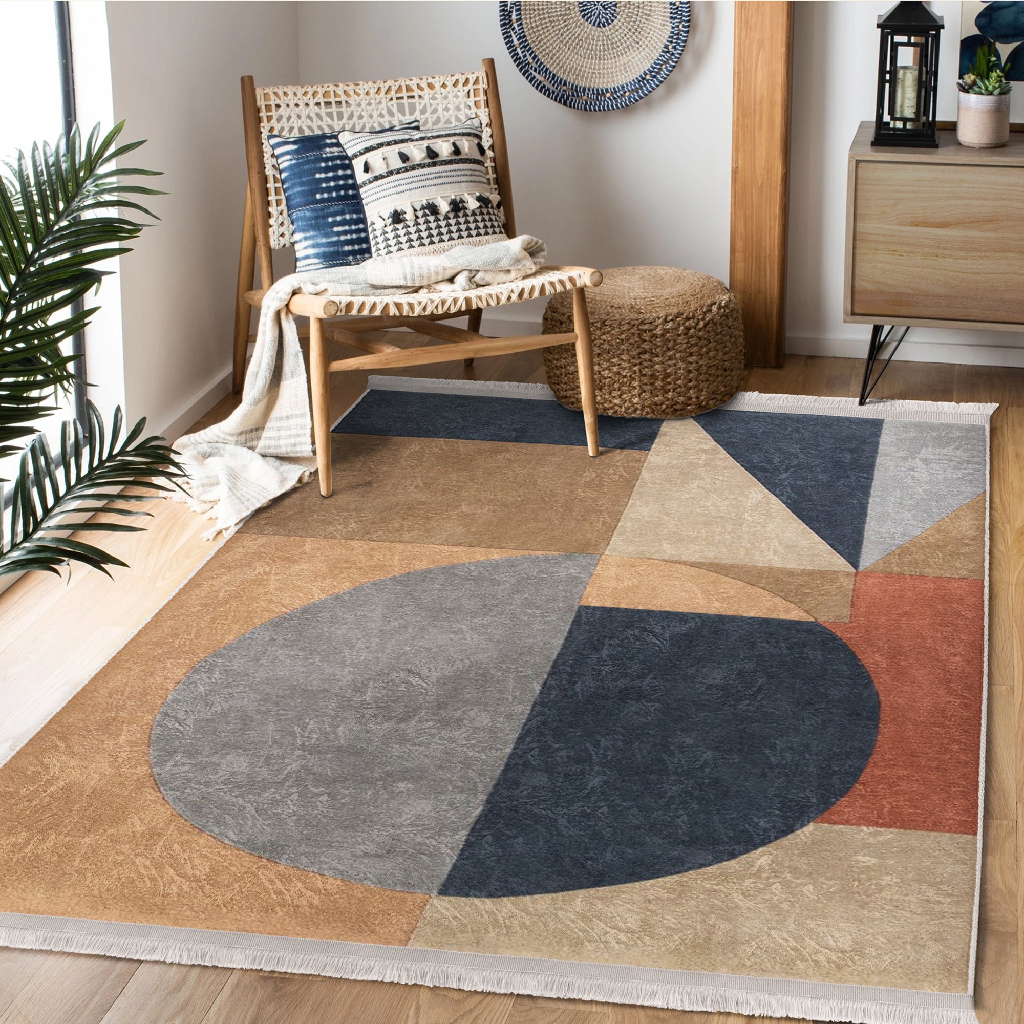 Boho Washable Area Rug