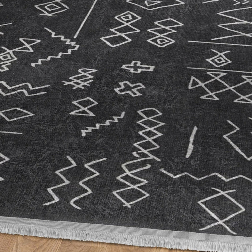 Aztec Style Washable Area Rug