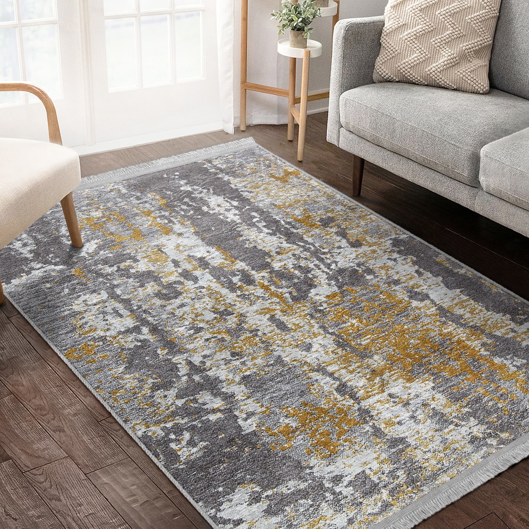 Antique Style Washable Area Rug