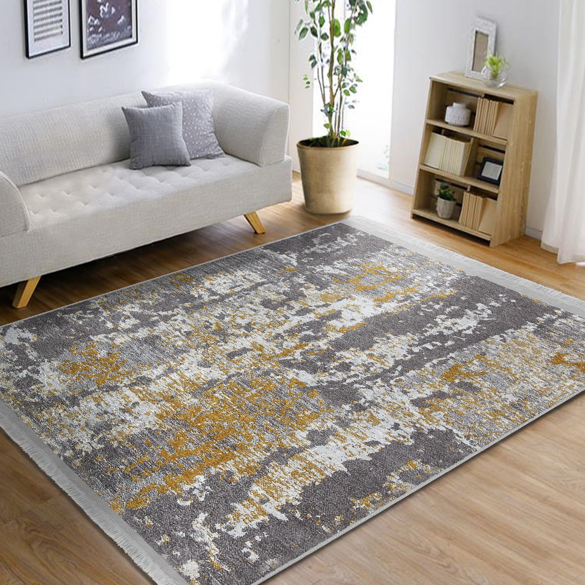 Antique Style Washable Area Rug