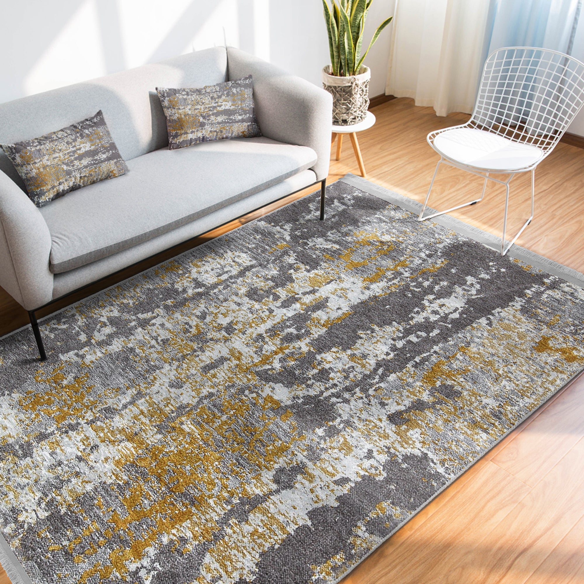 Antique Style Washable Area Rug