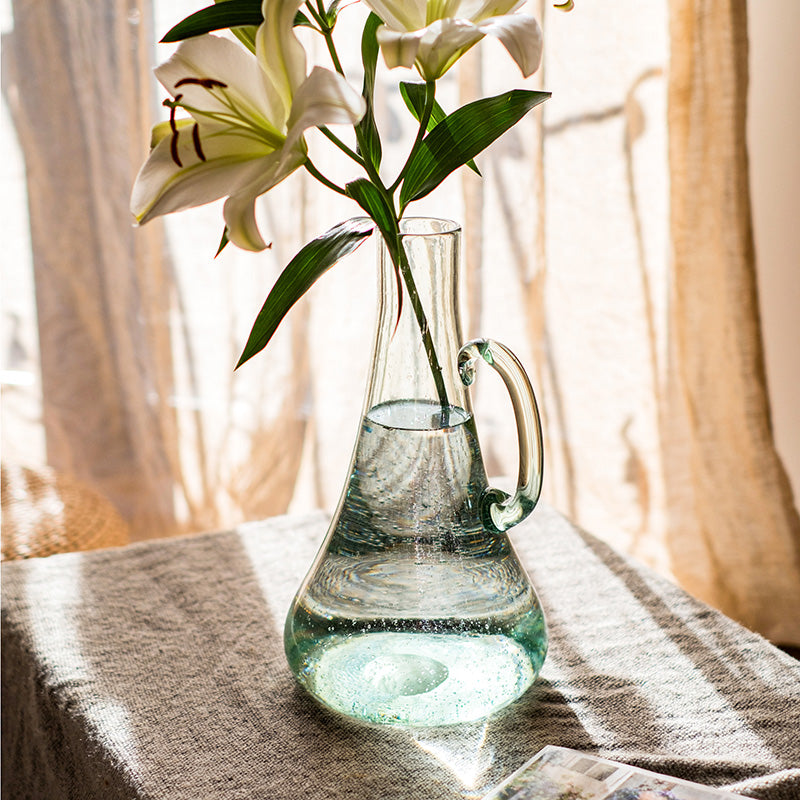 Bubble Glass Kettle Vase