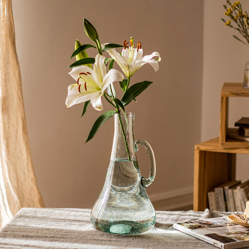 Bubble Glass Kettle Vase