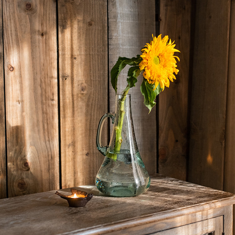 Bubble Glass Kettle Vase