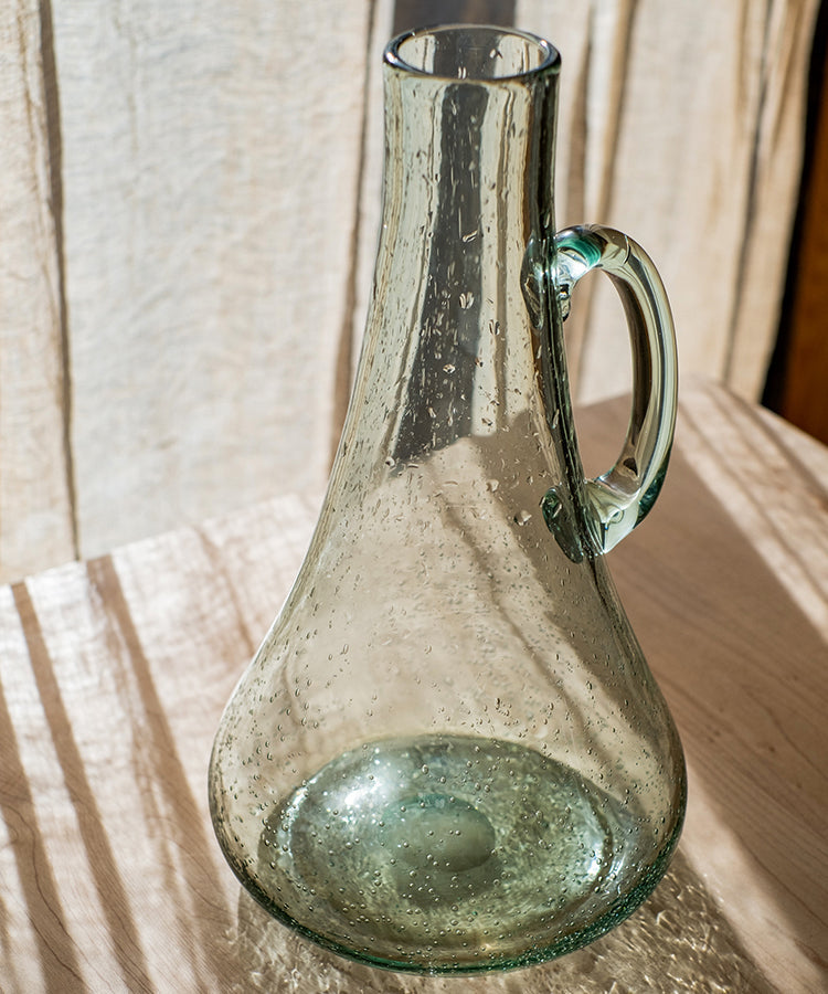 Bubble Glass Kettle Vase