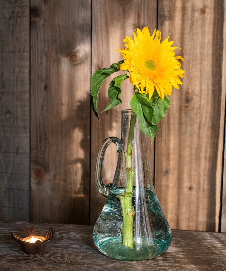 Bubble Glass Kettle Vase