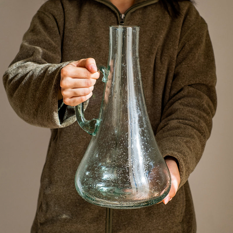 Bubble Glass Kettle Vase