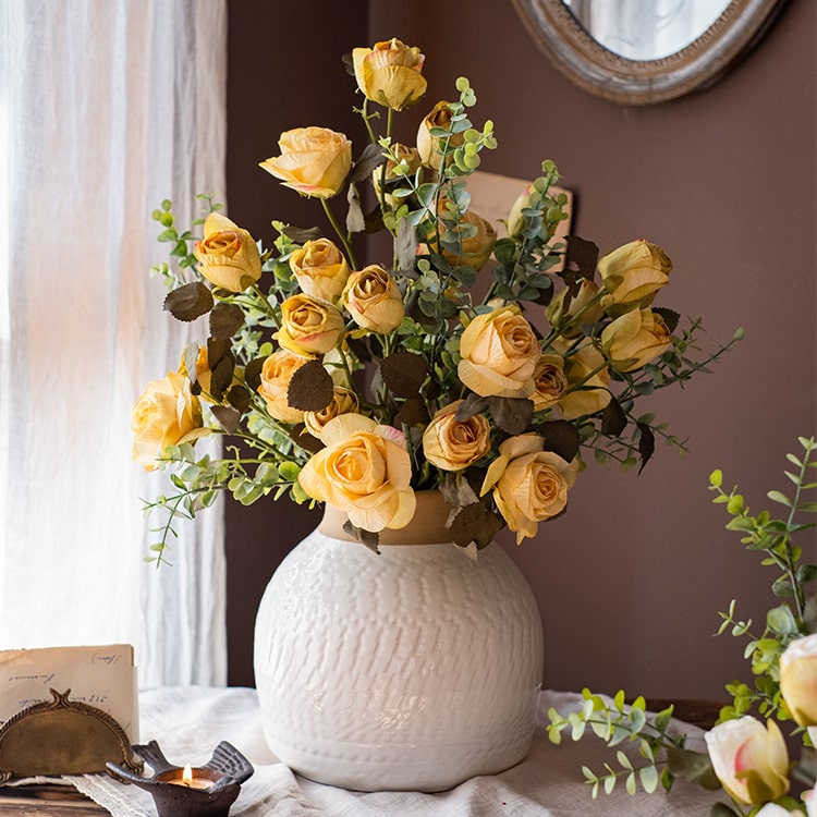 Faux Dry Rose Stem