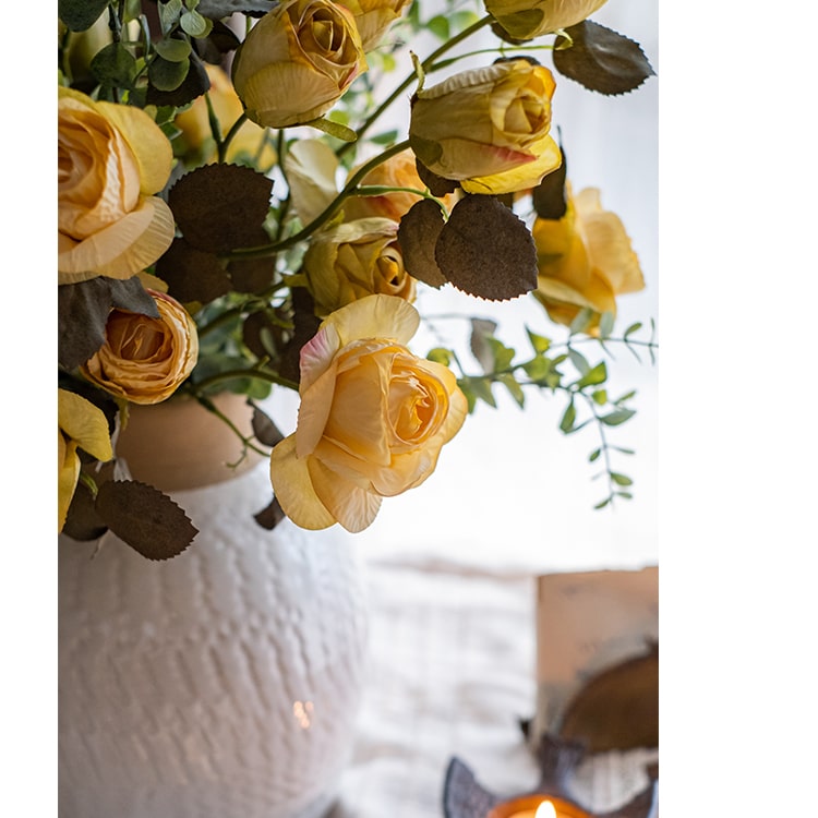 Faux Dry Rose Stem