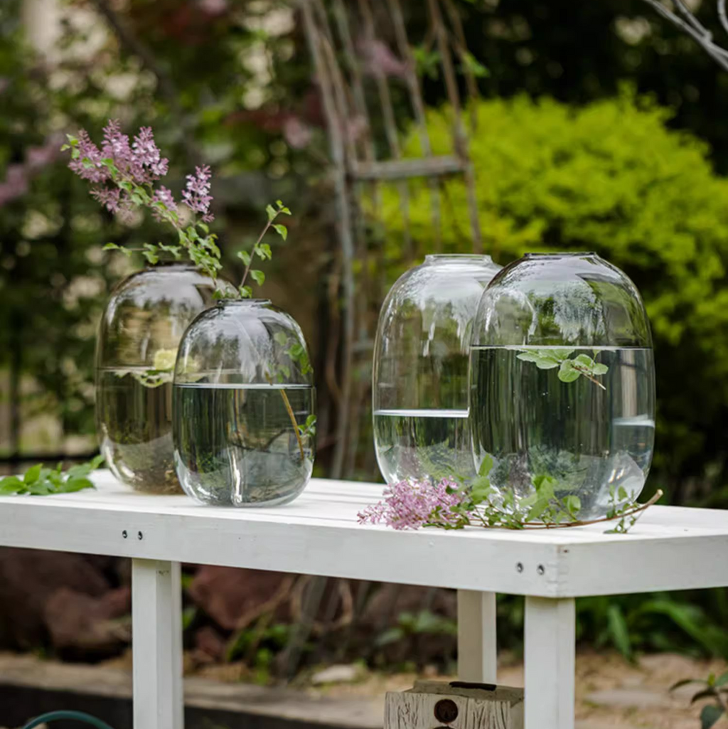 Modern Clear Glass Vase