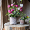 Rust Art Glass Vase