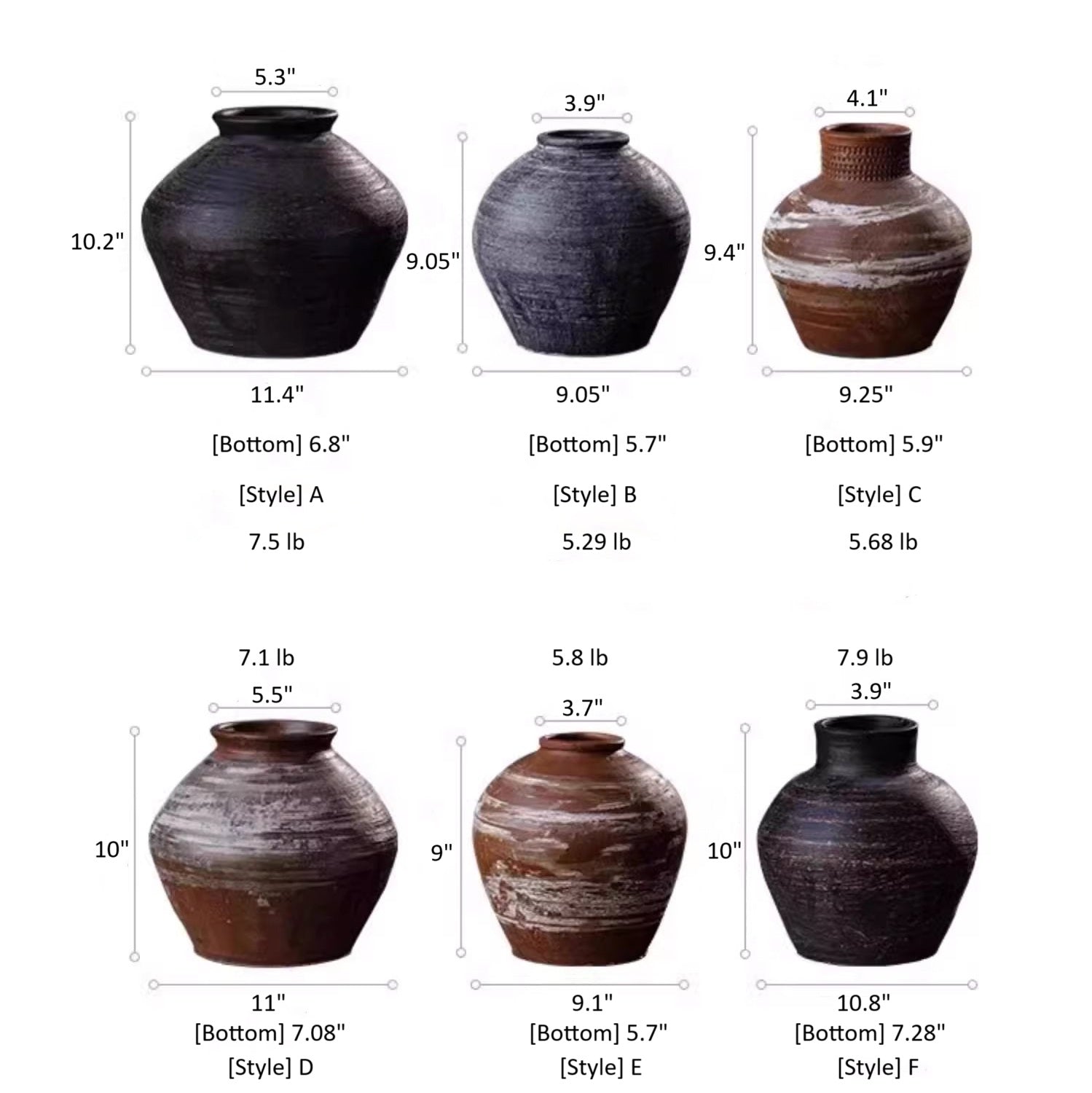 Wabi-Sabi Ceramic Jar