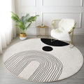 Abstract Circle Area Rug