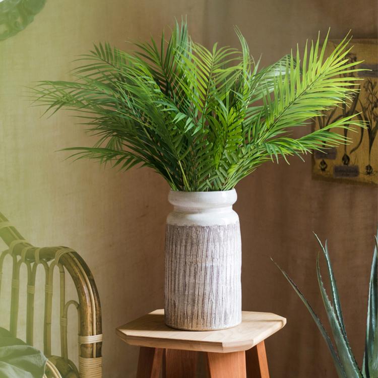 Abstract Stripe Ceramic Vase