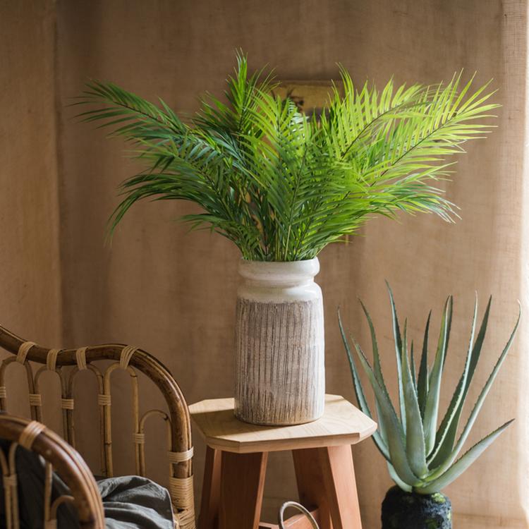 Abstract Stripe Ceramic Vase