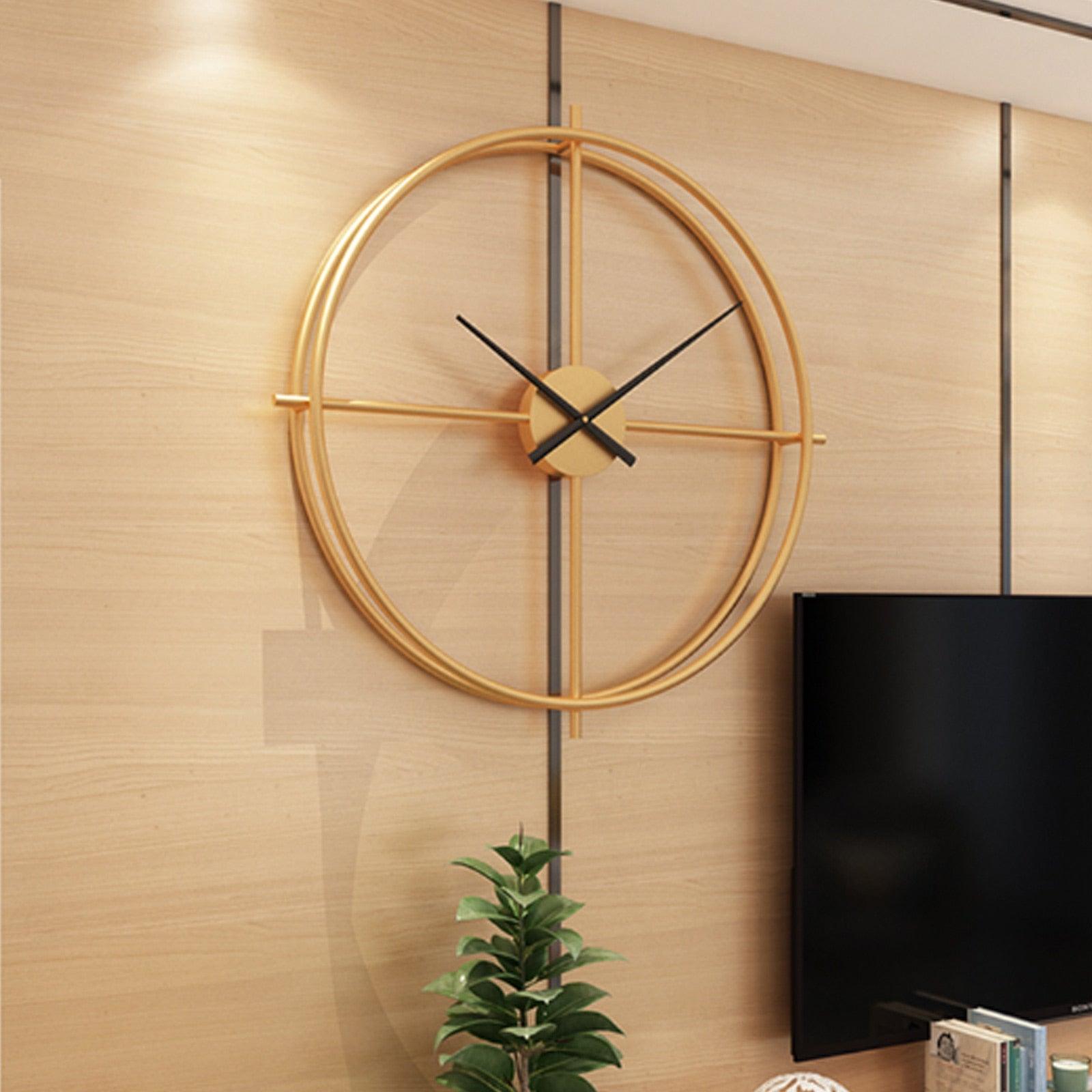 Vintage Round Metal Wall Clock