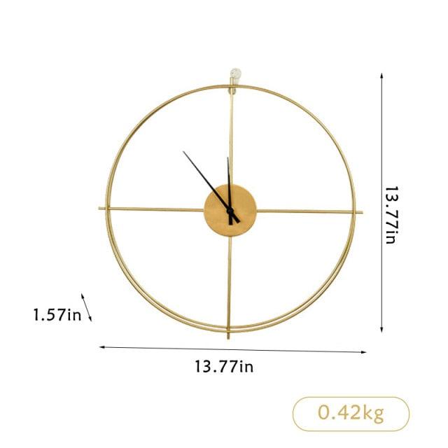 Vintage Round Metal Wall Clock
