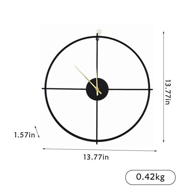 Vintage Round Metal Wall Clock